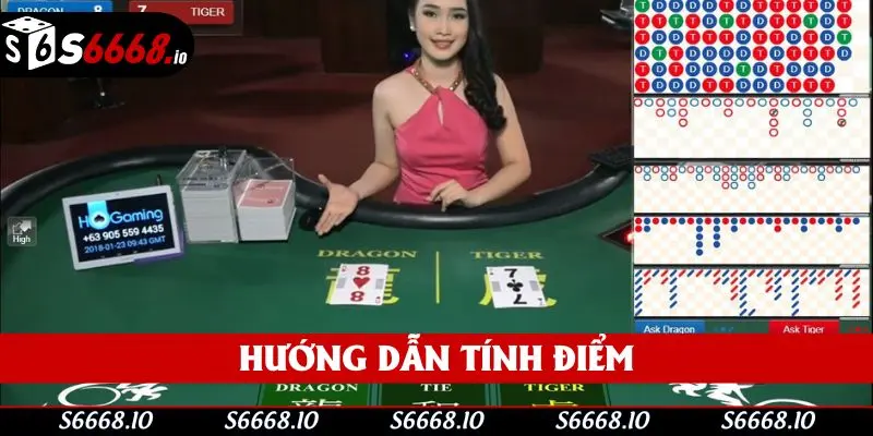 Hướng dẫn tính điểm để xác định chiến thắng trong Dragon Tiger